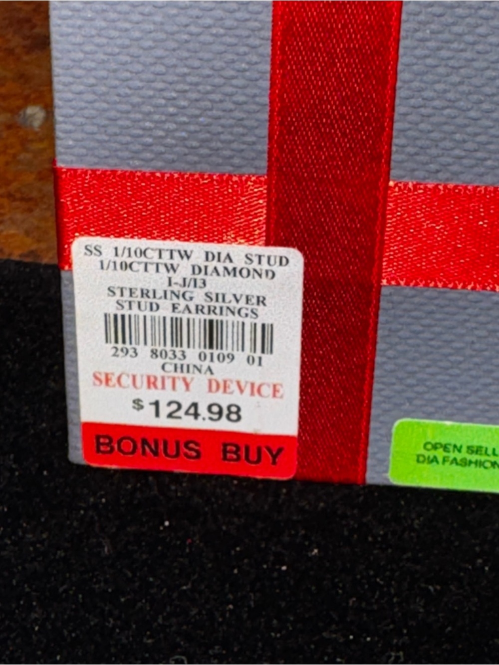 Macy's Sterling Silver Round Halo Diamond Stud Earrings — Silver - Picture 6 of 6